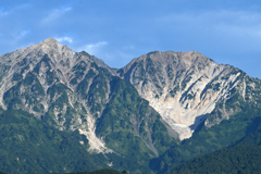 白馬鑓ヶ岳  杓子岳