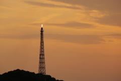 工業地帯の夕暮れ２