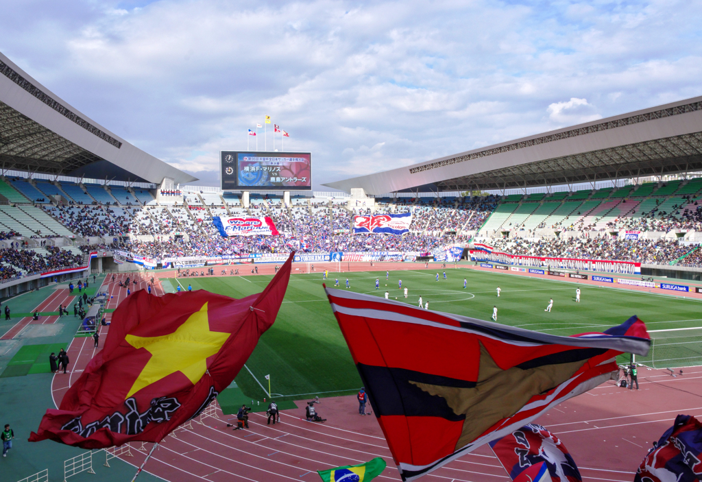 冬日のサッカー観戦