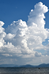 夏よさようなら　大きな入道雲
