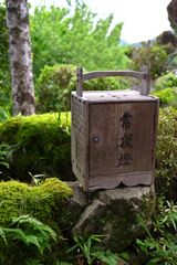 常夜灯　田舎の神社　