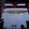 降雪の白髭神社