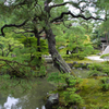 慈照寺庭園 　錦鏡池と向月台