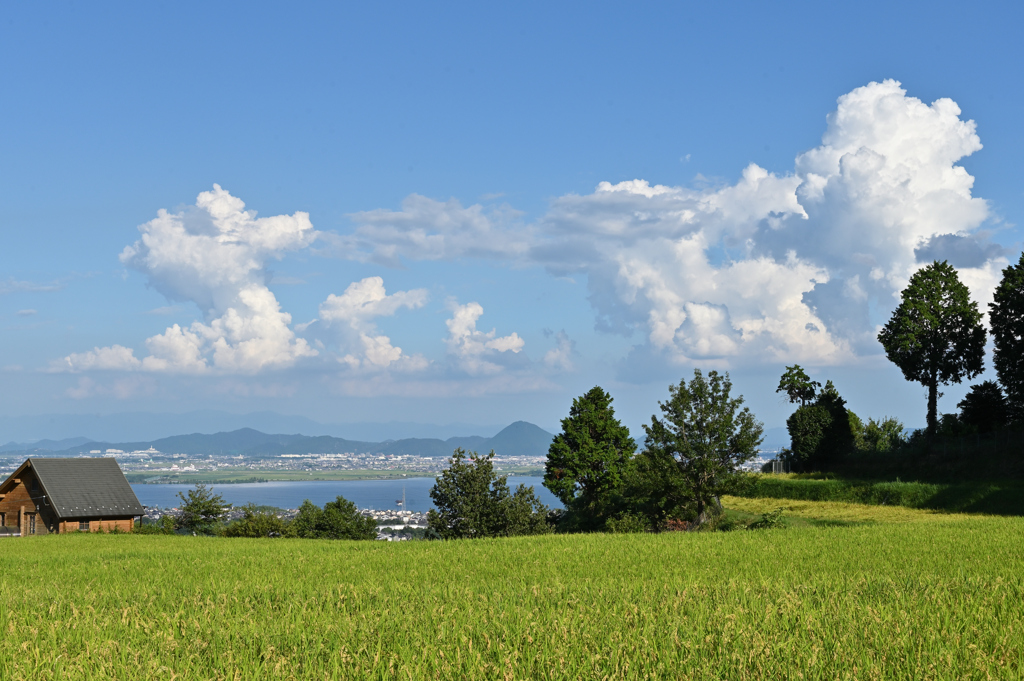 琵琶湖入道雲２