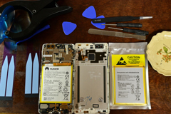 スマフォ　バッテリー交換