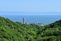 須磨アルプスから大阪湾