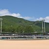 夏空の下で　広い球場
