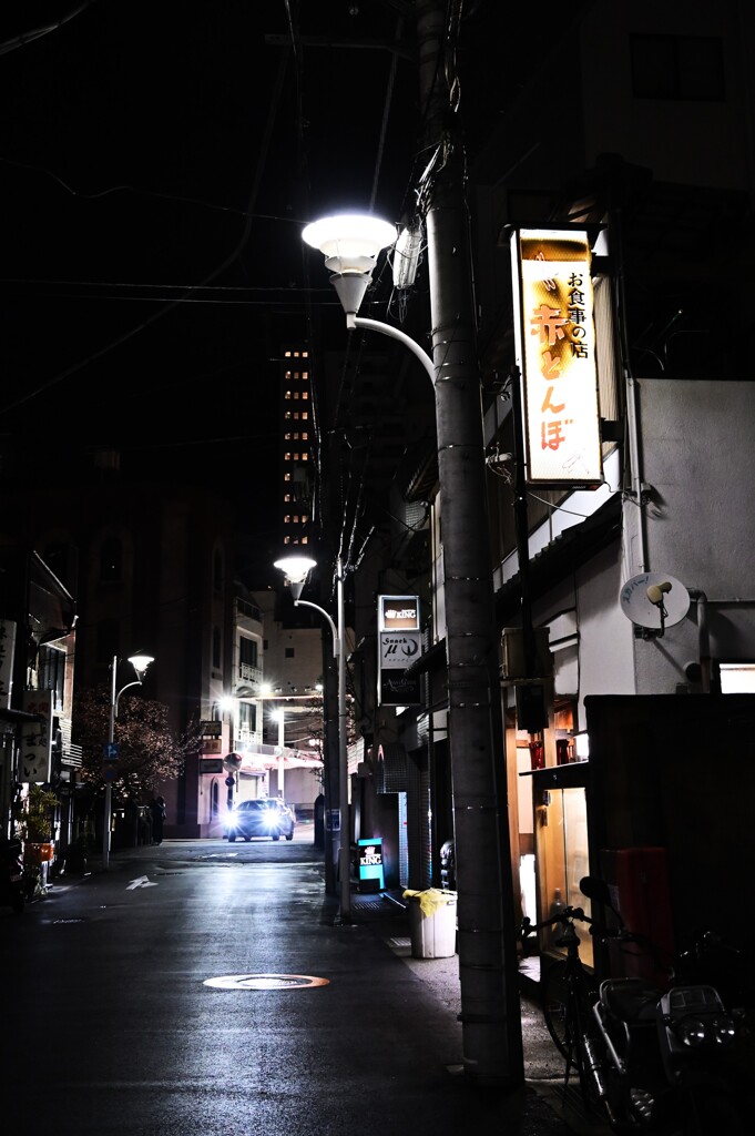 夜の熱海　お食事処