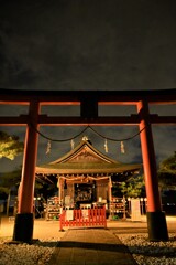 夕闇の唐崎神社2