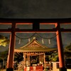 夕闇の唐崎神社2