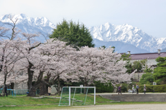 北アルプスにいだかれて　