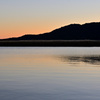 西の湖　夕日