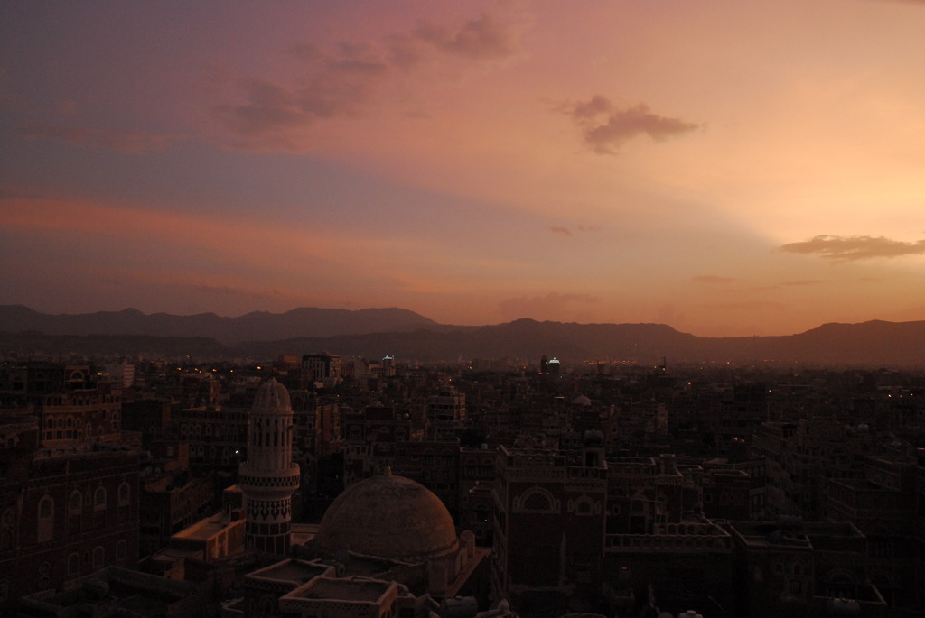 Yemen Old-Sana'a Twilight