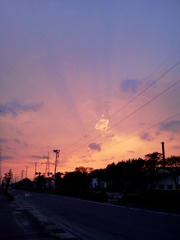 ある日の夕景