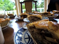 pieces of apple pie