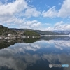 冬の余呉湖