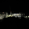 夜の増築工場の現場風景