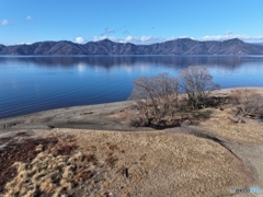 冬の奥琵琶湖