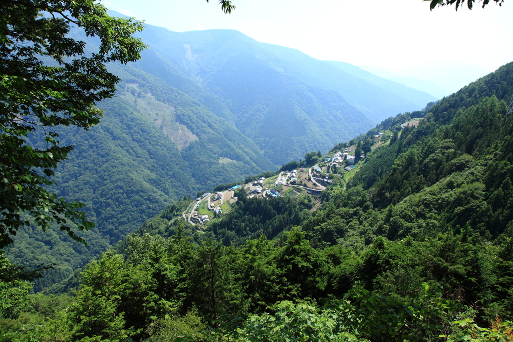 日本チロル村の絶景