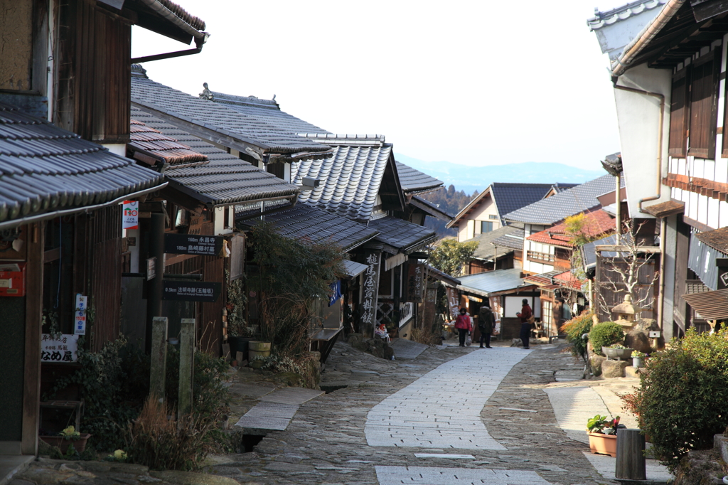 馬篭の宿場町
