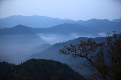 初秋の山々