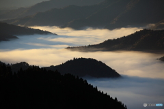 輝く雲海