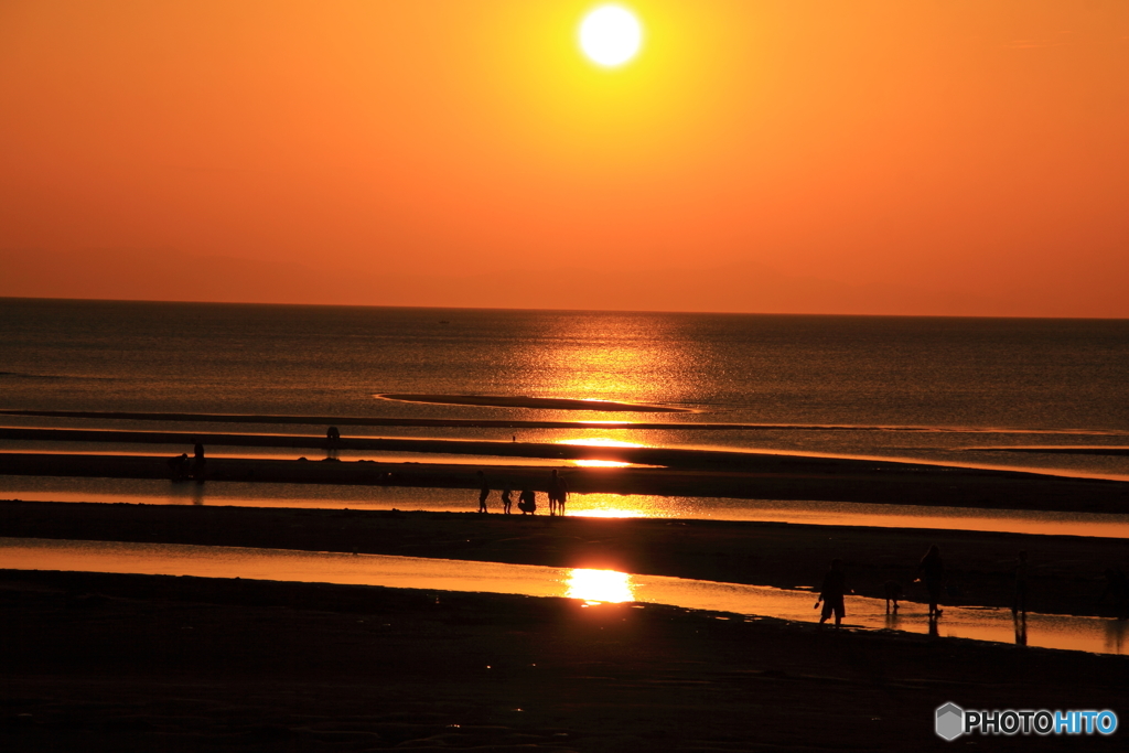 夕焼け海岸