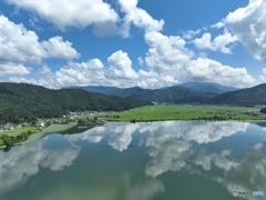 美しき鏡湖「余呉湖」