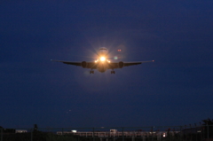 飛行機のライト