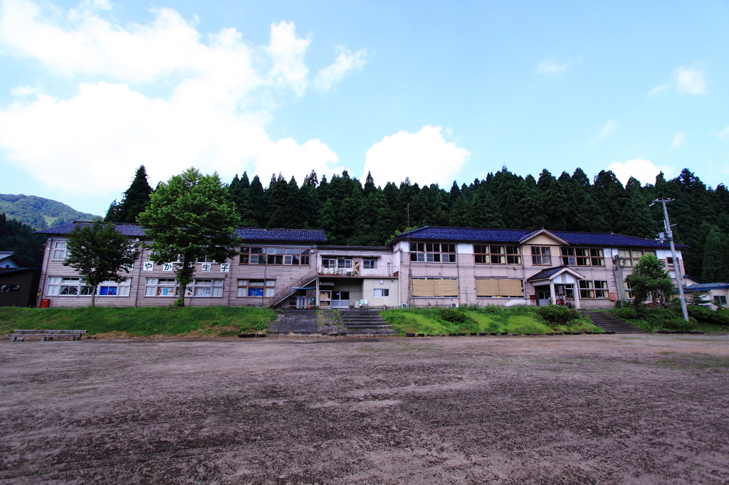 今は懐かし木造校舎