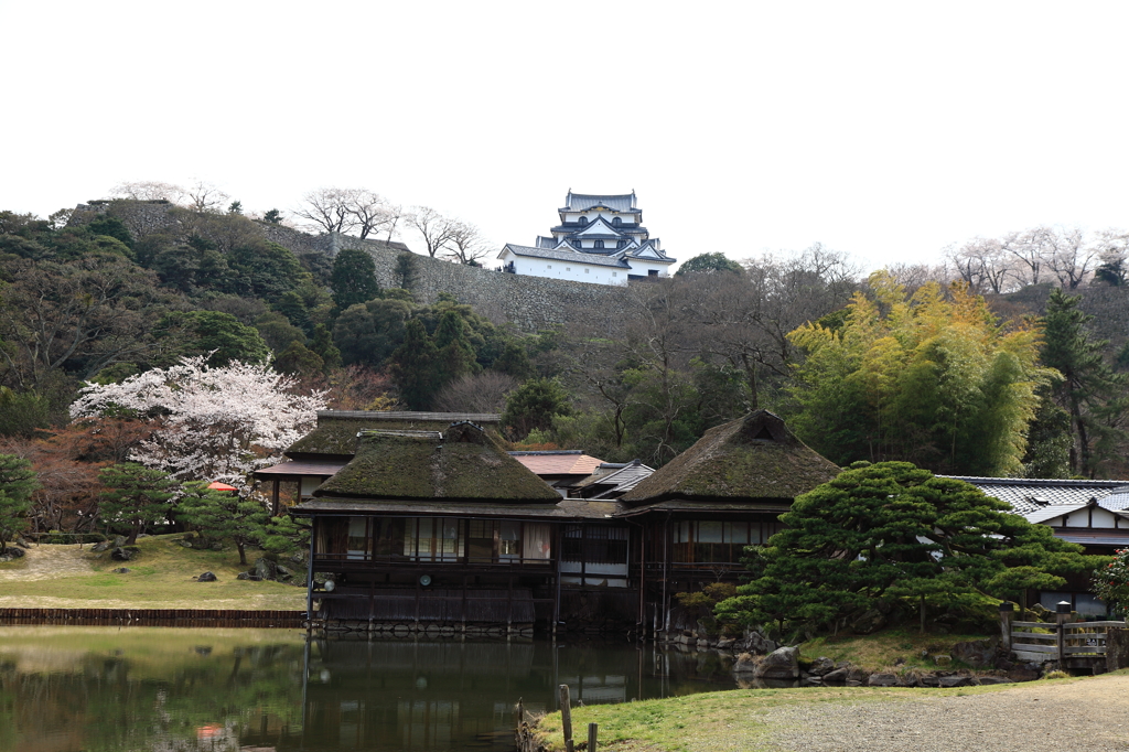 城のお庭