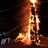 豪快な火祭