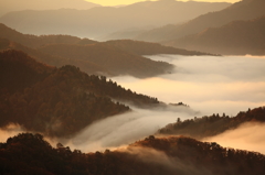 雲海の滝