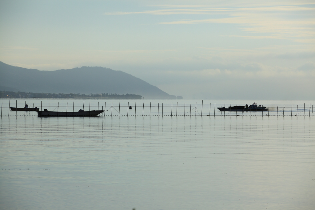 びわ湖の魚場