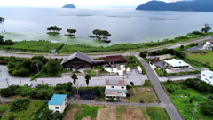 北びわ湖の空撮