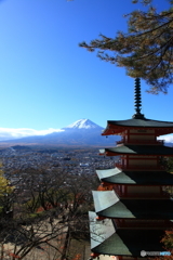 富士と塔