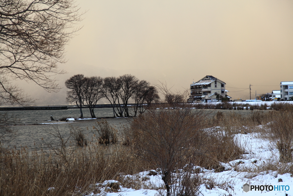 湖北の雪景色