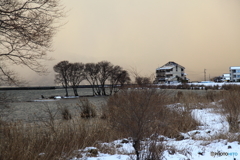 湖北の雪景色