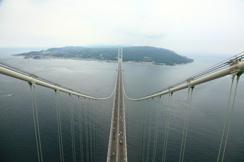 明石大橋(淡路側)