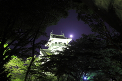 垣間見る「城と月」