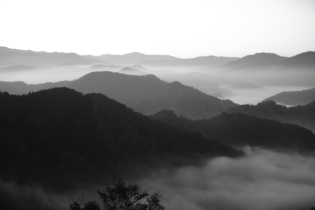 山水画の光景