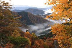 絶景「山の紅葉」