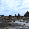干潮の橋杭岩②