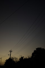 夜明けの夕暮れ