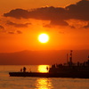 江ノ島の夕日