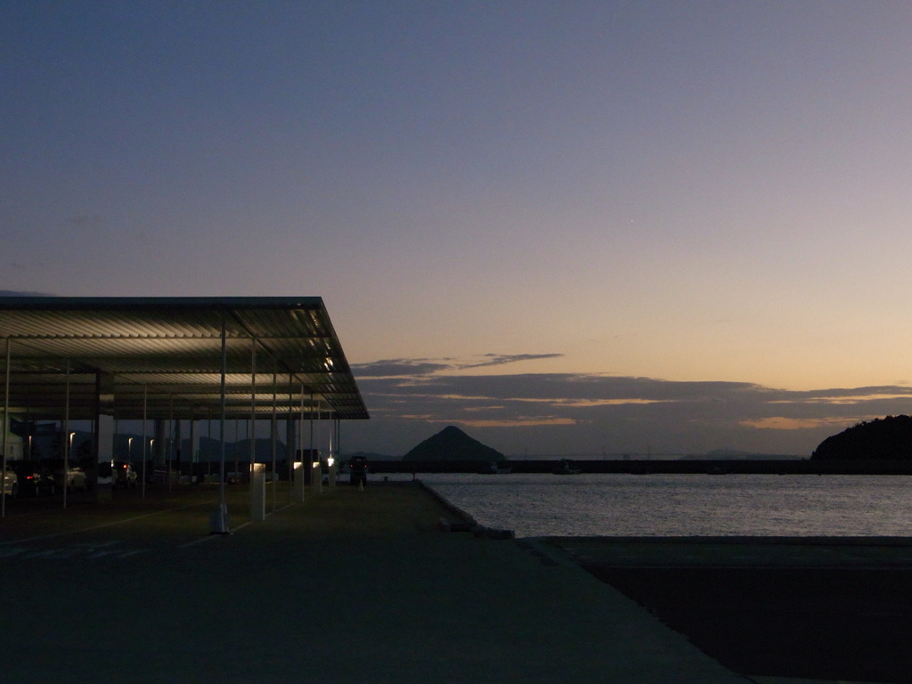 夕暮れ