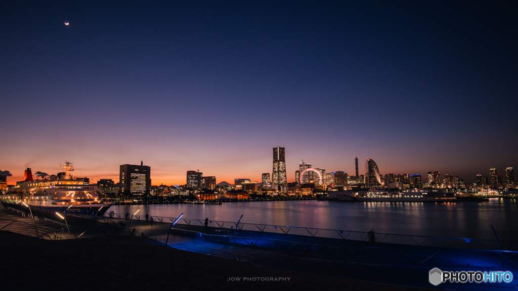 大さん橋からの夕景