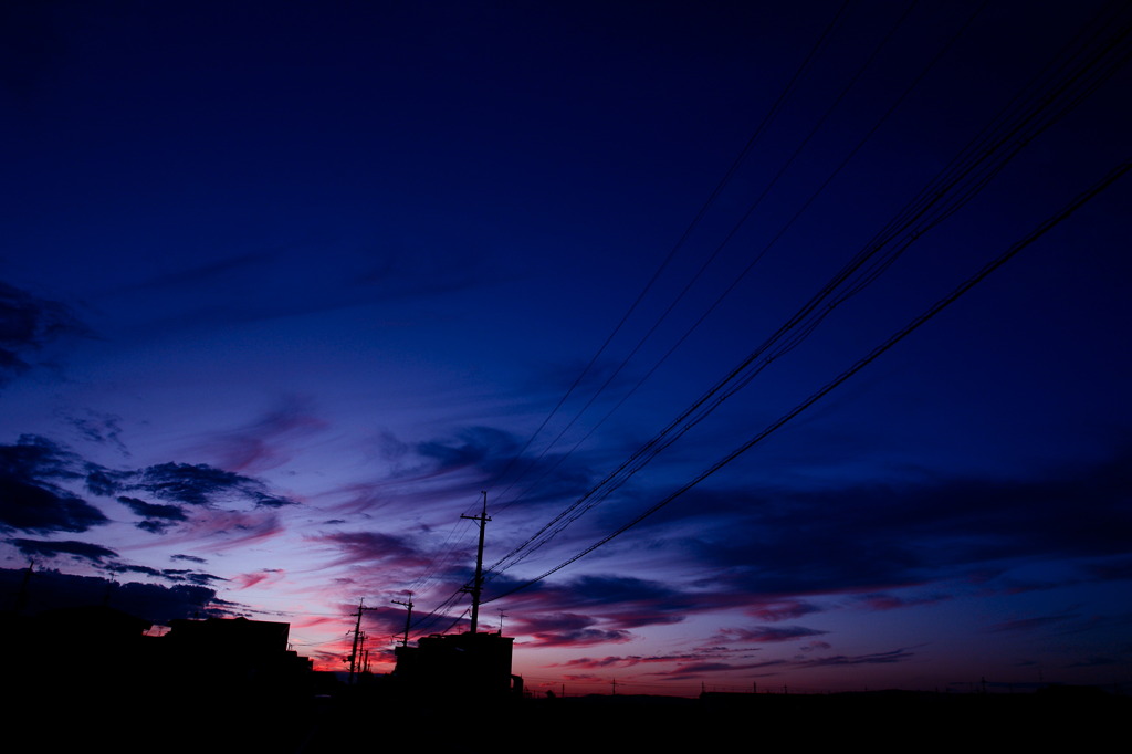 いつもの夕景