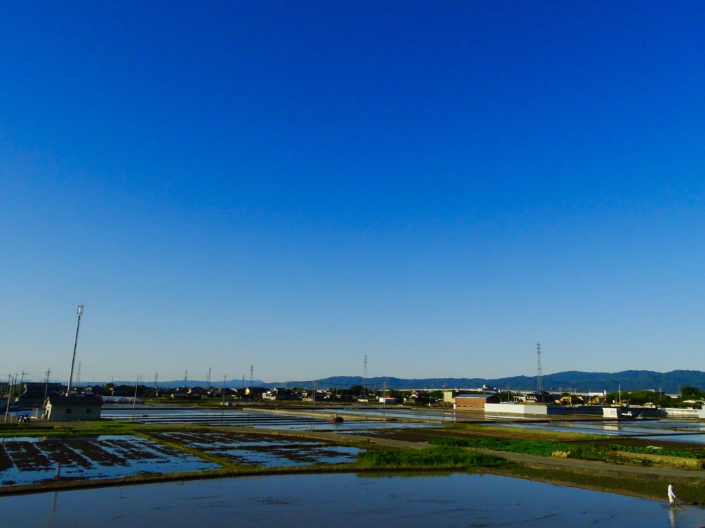 梅雨の合間に・・・〜田植え前の某日〜