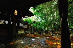 露天風呂な日（北九州　黒川郷にて）